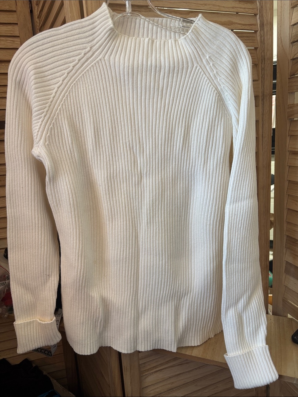 dressbarn Ribbed Sweater Large